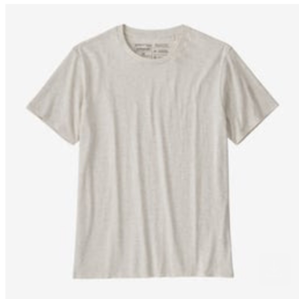 Women's XS Beige Regenerative Organic Certified® Cotton Tee Shirt